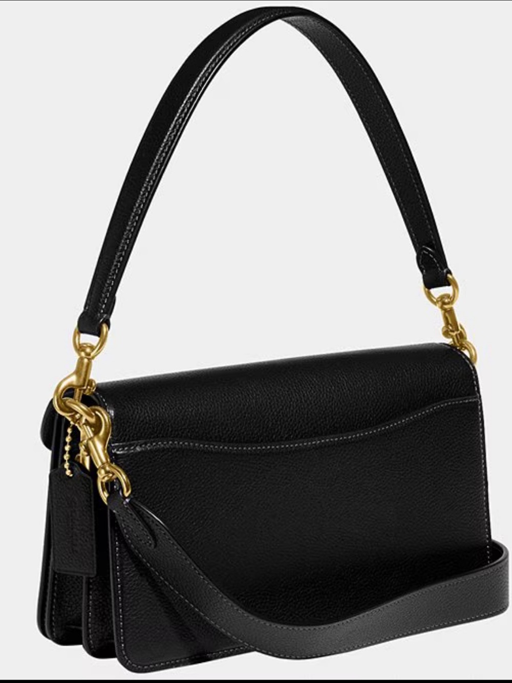 NWT COACH Tabby 26 Pebble Leather Gold Tone Shoulder Crossbody Bag - Picture 2 of 13